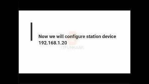 setting up a simple point to point link using UBNT POWER BEAM M5