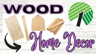 BRILLIANT WOOD DOLLAR TREE HOME DECOR DIYS