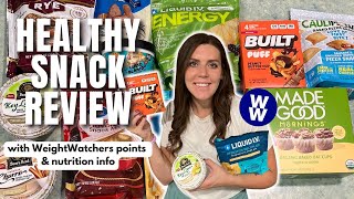 Healthy Snack Review | Trying New Healthy Low Point Foods | WeightWatchers Points, Calories &amp; Macros