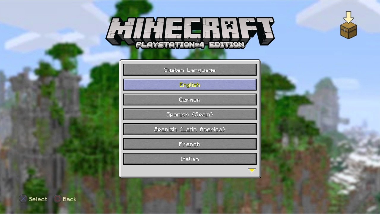 How To Change Language In Minecraft Console Youtube