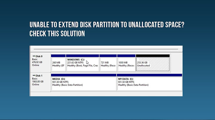 Extend volume not enough space hướng dẫn