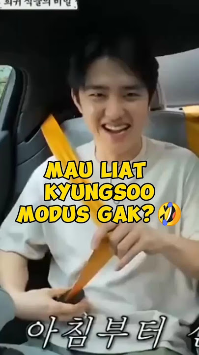 Kyungsoo pernah bilang aku jg laki-laki dewasa🤣 #kyungsoo #dohkyungsoo #도경수 #gbrb #dongju #annyeong