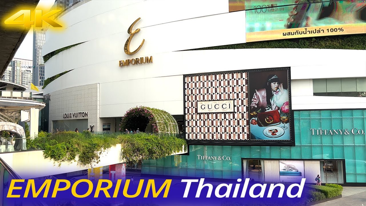 4K HDR 🇹🇭Emporium Mall Bangkok - Shopping Mall Walk Tour in