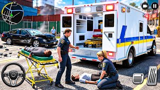 Emergency Ambulance Rescue Mission! Police Responds to Serious Road Accident | Ambulance Gameplay screenshot 5
