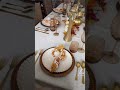 Simple Fall Tablescapes #tablescape #falltablescape