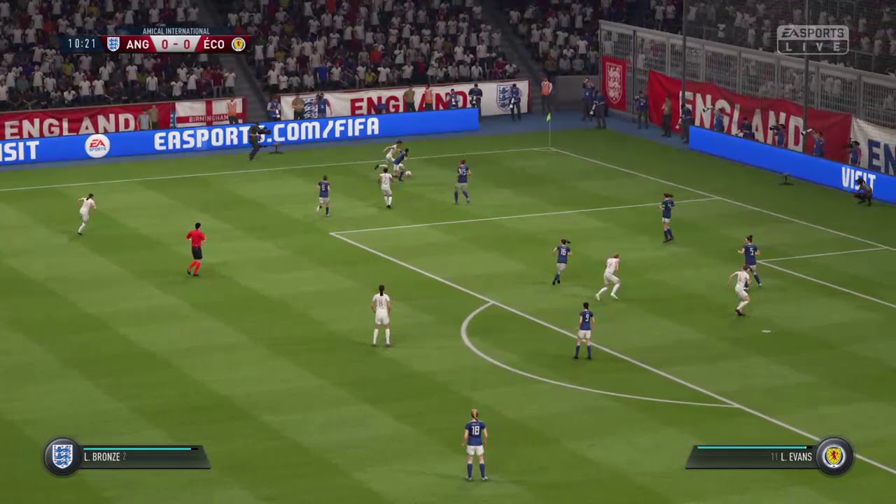Angleterre Ecosse poules coupe du monde féminine 2019 FIFA 19 YouTube