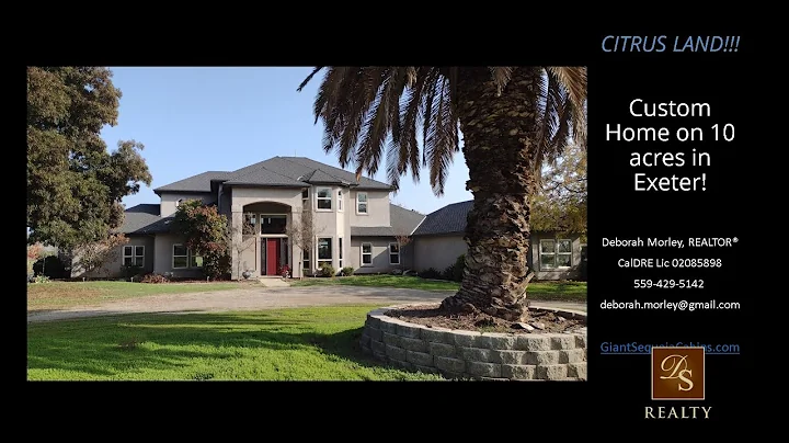 Beautiful Custom Home on 10 Acres of Citrus Land E...