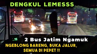 AMPUN.. DENGKUL KAMI LEMESS !! 😭 Trip Aksi Ngeblong Balapan Gila Bus Jawatimuran Terbaru 2021 🔥