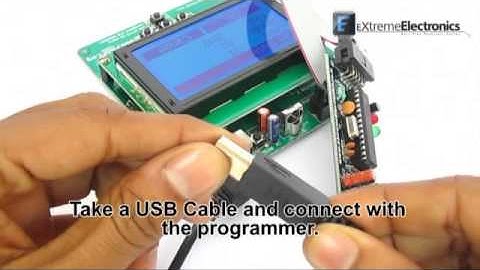 Programming the AVR Graphic LCD Board