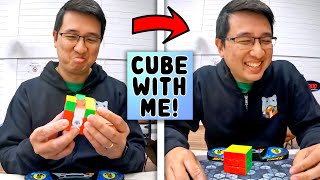 CUBE WITH ME ⭐ Experience REAL Competition Solves!