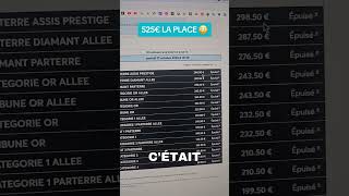 525€ la place pour Céline Dion… et c’est complet 😳