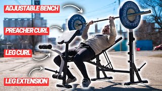 The 4-in-1 Ultra-Budget Adjustable Bench Press Rack…A Review! by Garage Gym Reviews 33,976 views 2 months ago 18 minutes