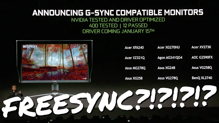 NVIDIA Embracing FreeSync: A Game-Changing Announcement