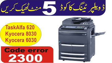 how to taskalfa 620 /820 error code c9050 || kyocera km error code solution  2300 code error