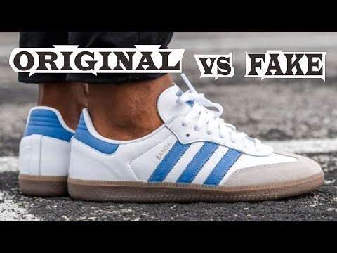Adidas Samba OG White Royal Original &amp; Fake