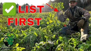 Have The Best Fall Food Plots With This Check List!!!!