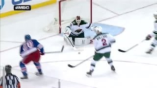 Chris Kreider scores on fanned shot
