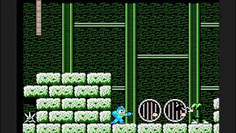 Mega Man 3 - Skull Castle Stage 1 Perfect Run