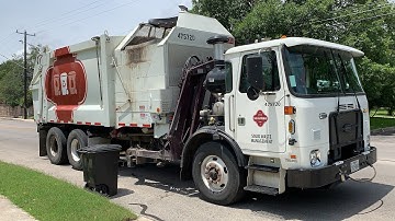 San Antonio Solid Waste: New Autocar ACX Xpeditor Heil DuraPack Python Garbage Truck!