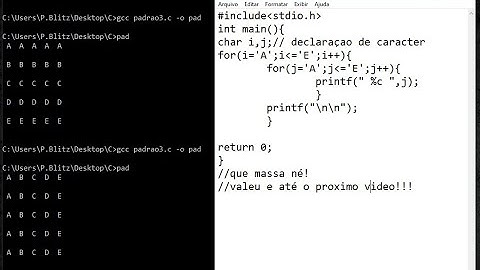 Como programar no bloco de notas em C - VIDEO - 03