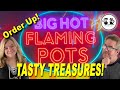 Were hungry for dumplings big flaming pots tasty treasures slot machine yummy wins