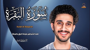 سورة البقرة كاملة لتحصين المنزل وزيادة الرزق والبركة _تلاوة عذبة💛🎧|معاذ صيام