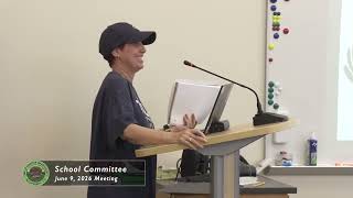 Abington School Committee; June 9, 2026