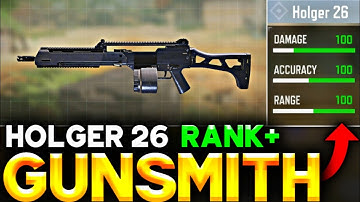HOLGER 26 Best GUNSMITH in COD Mobile SEASON 9 | HOLGER 26  Best ATTACHMENTS for RANK Match!