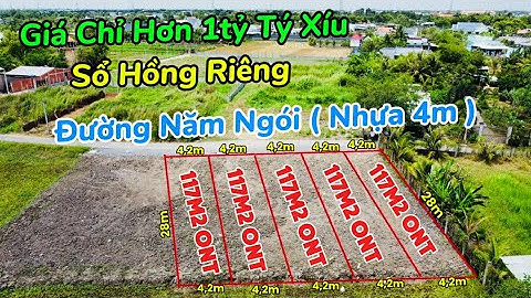 Hàng F0 Giá Cực Tốt Chỉ Có Duy Nhất 5 Lô Mặt Tiền Đường Nhựa Năm Ngói Hàng Chưa Qua Tay