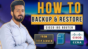 How to Backup & Restore Cisco ios | TFTP Server| Packet Tracer | CCNA 200-301