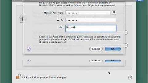 Mac OS X User Accounts and Security