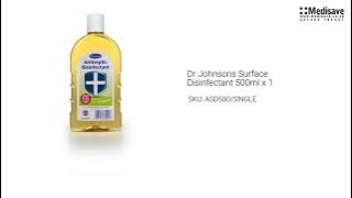 Dr Johnsons Surface Disinfectant 500ml x 1 ASD500 SINGLE
