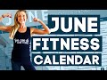 June Fitness Workout Calendar Workout Program | June Fitness Calendar Challenge 2021!!