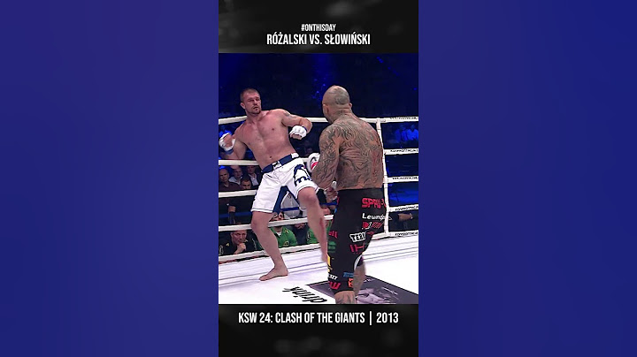 Różal dusi rywala! Marcin Różalski vs Paul Slowinski | #OnThisDay in 2013 #ksw #shorts