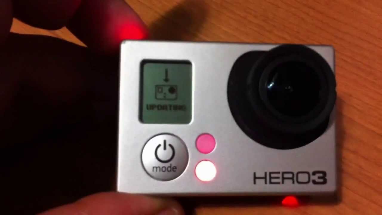 Cómo actualizar firmware de la cámara GoPro Hero3 Black Edition YouTube