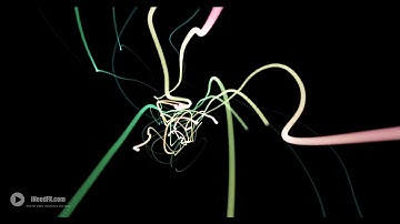 Abstract Strings VJ Loop 4 - Free Video Footage