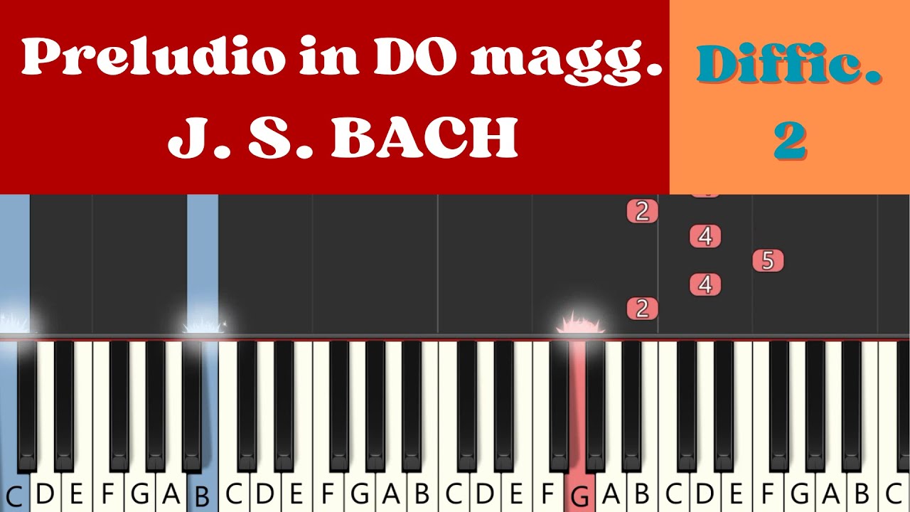 preludio in do maggiore bach