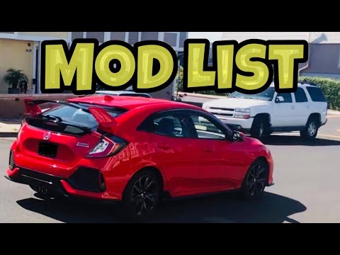 2017 Civic Hatchback Sport Mods - YouTube