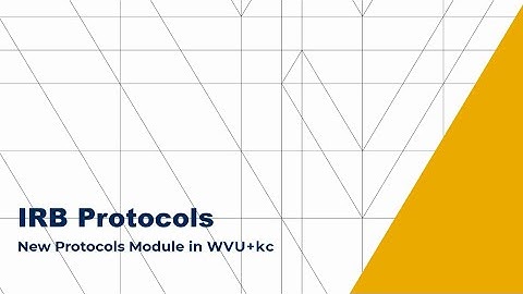 IRB Protocols in WVU+kc