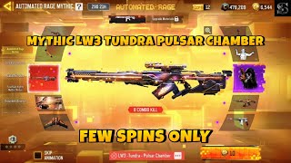 Few Spins on Mythic LW3 Tundra Pulsar Chamber COD MOBILE | Automated Rage Mythic Draw CODM