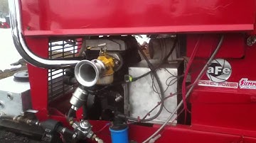 Cub cadet pulling tractor