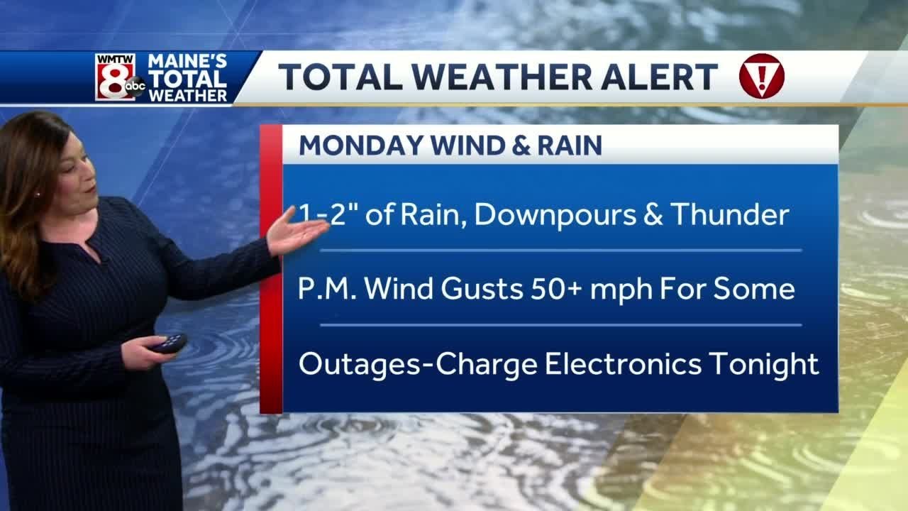 Total Weather Alert Monday, Rain and Gusty Wind on the Way - YouTube