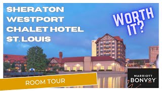 Sheraton Westport Chalet Hotel Room & Grounds Tour / St. Louis in 4K video!!