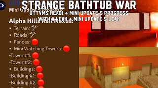 UTTVM Head Leaked + Mini Update 5 Progress Bar Released + Predictions | Strange Bathtub War Leaks