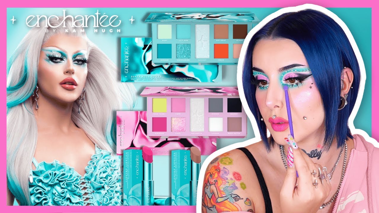 on teste ENCHANTÉE by KAM HUGH 💋 la première marque de makeup d’une drag queen en France ?!