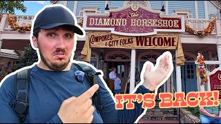 Diamond Horseshoe Lounge Now Opened At Magic Kingdom!