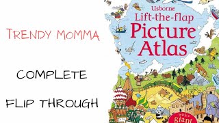 Usborne Lift the Flip Flap Picture Atlas | Picture Atlas | Kids Book | Usborne | Lift the flip flap