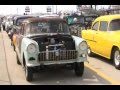 55 Chevy tearing it up at Texas Thaw 2010