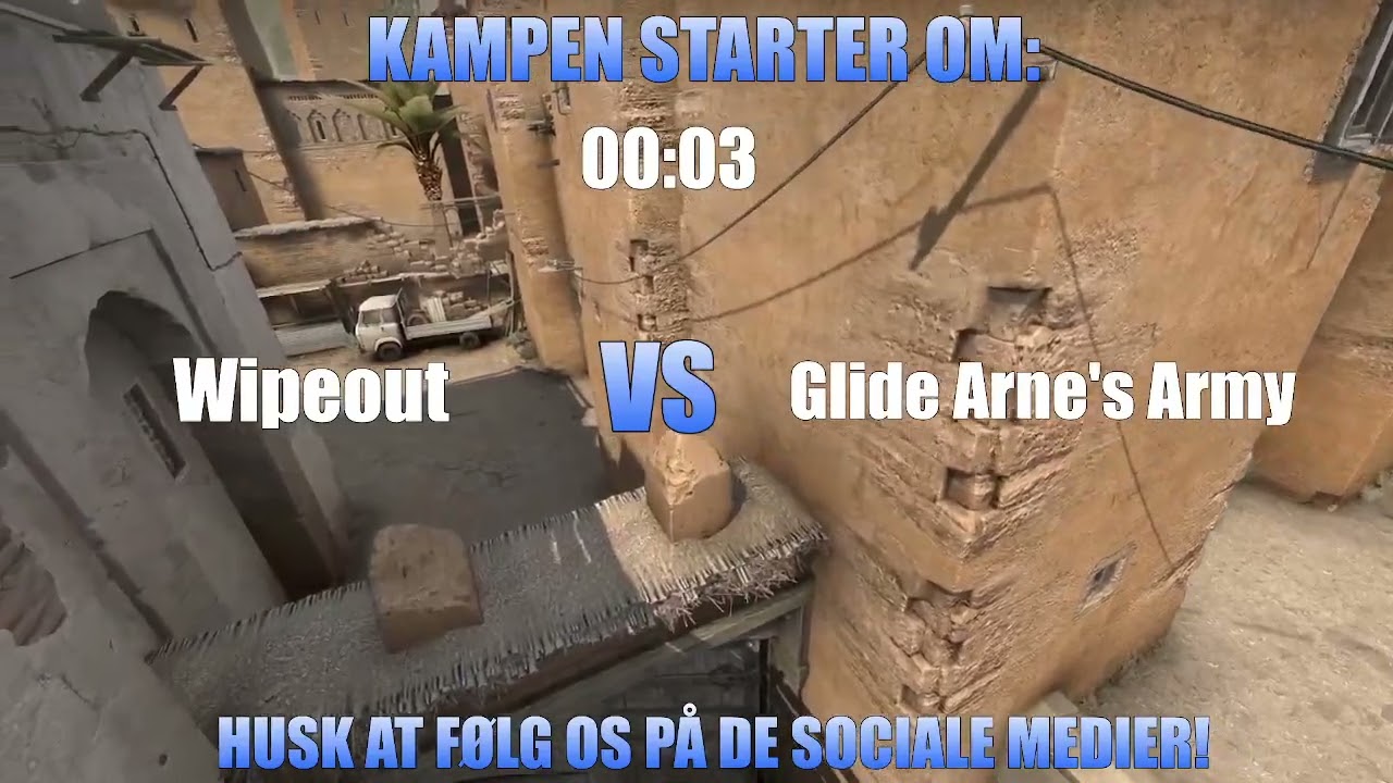Wipeout VS Glide Arne's Army | BO2 | Maps: Overpass, Vertigo | Metal Ligaen | Twitch VOD