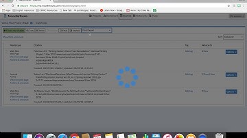 Exporting an Annotated Bibliography from Noodle Tools
